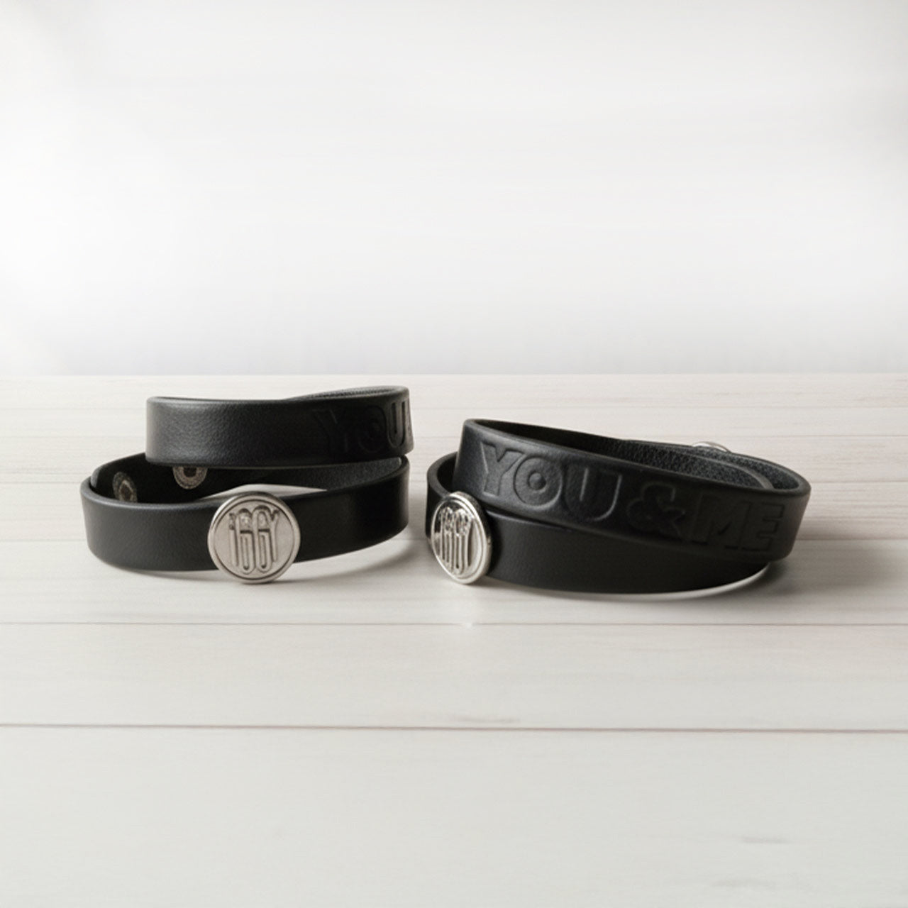 Lederarmband "You & Me"